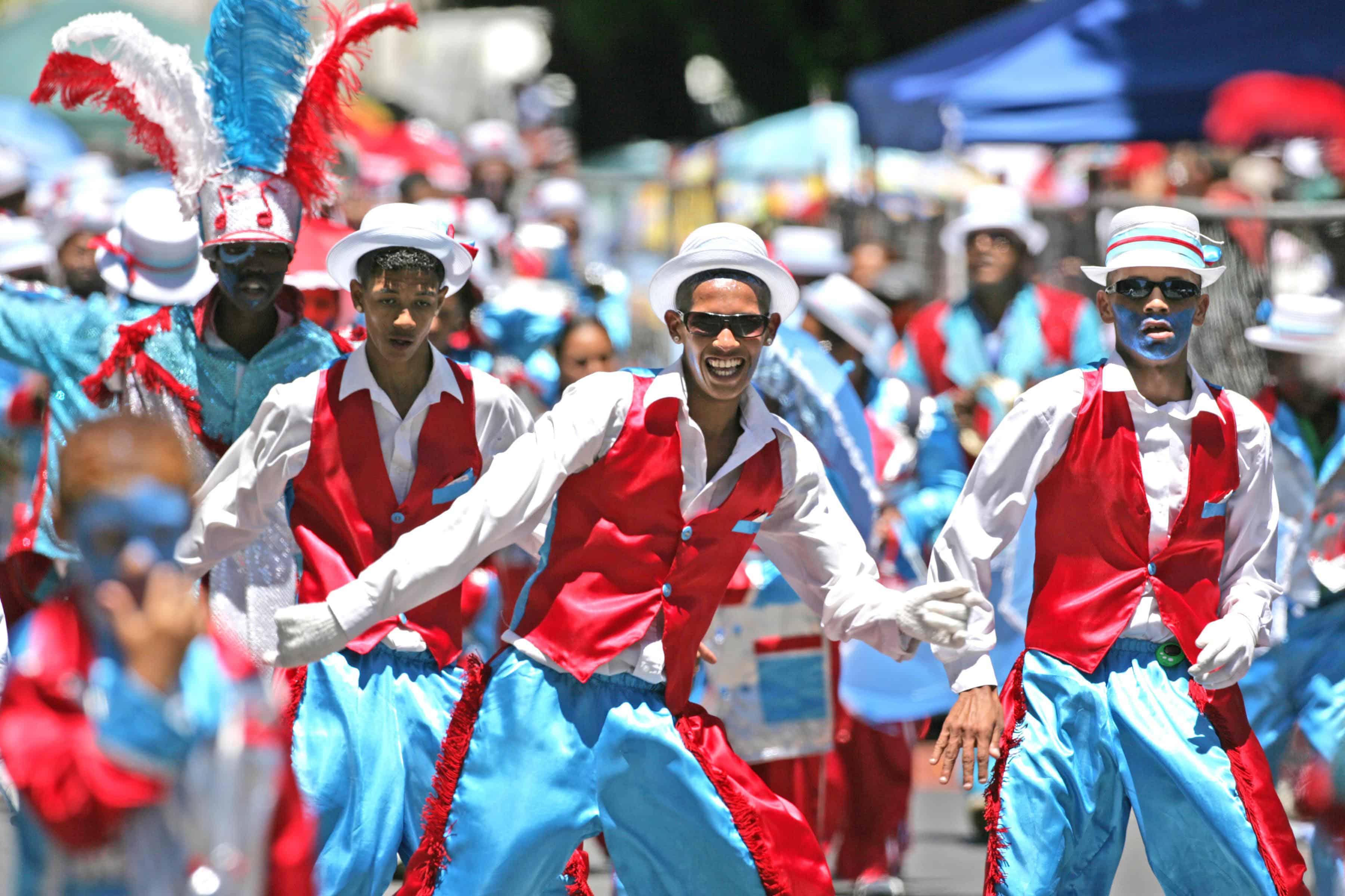 Minstrels performing in Cape Town