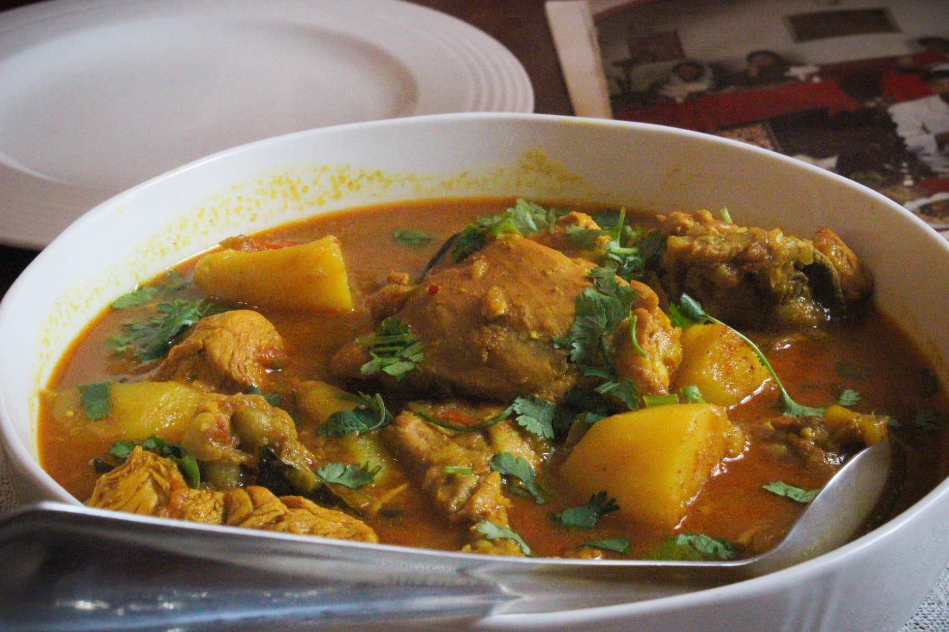 Traditional Cape Malay chicken curry from the Bo-Kaap cooking tour (1)