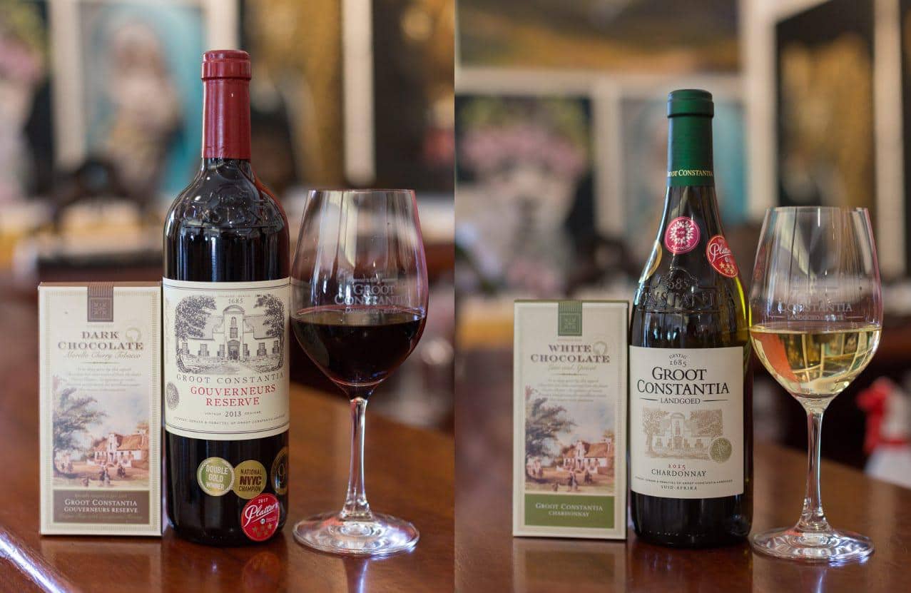 groot constantia wine pairing