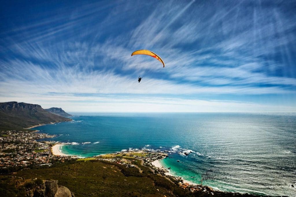 paragliding in Cape Town