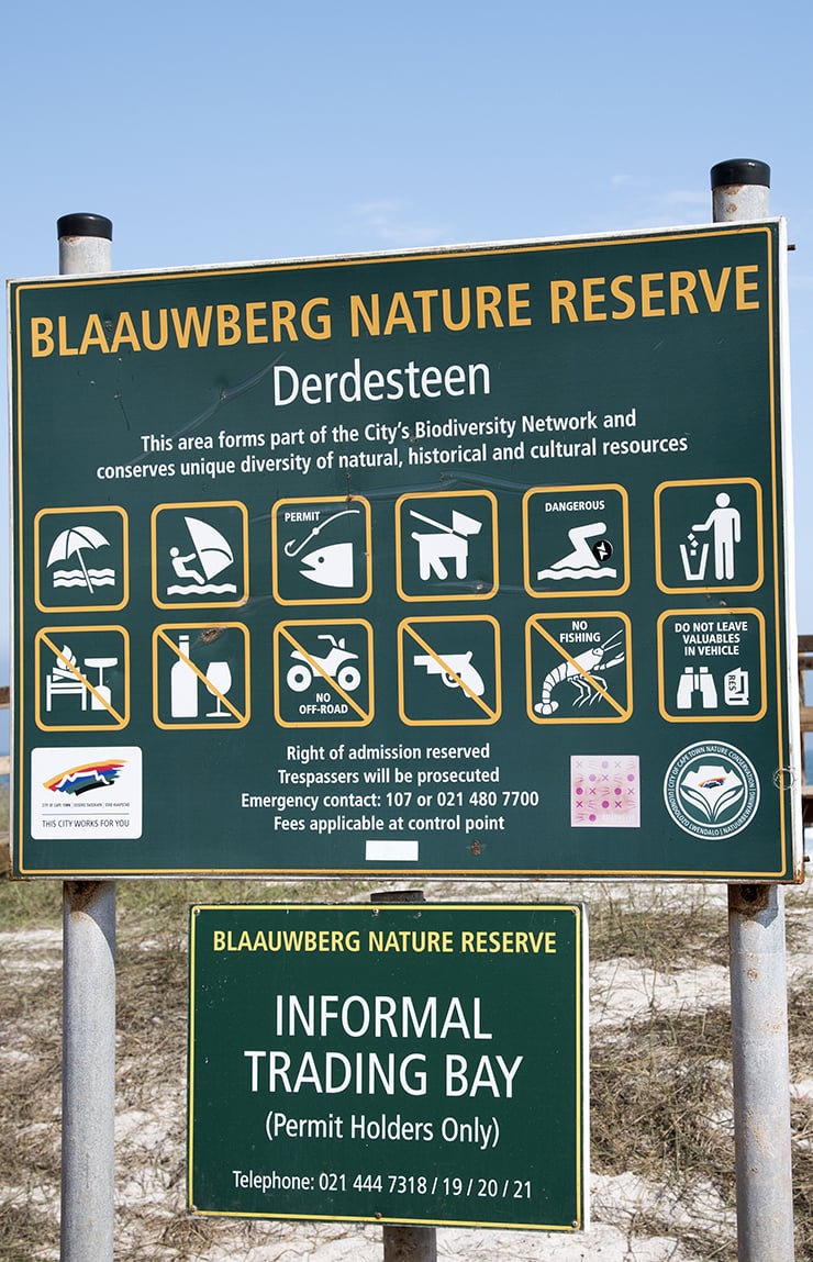Blaauwberg Nature Reserve in Bloubergstrand