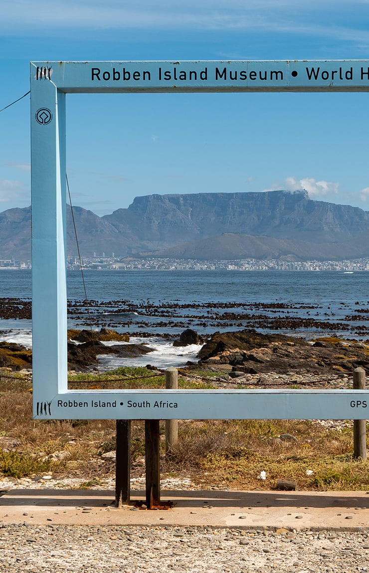 Heritage Frame on Robben Island