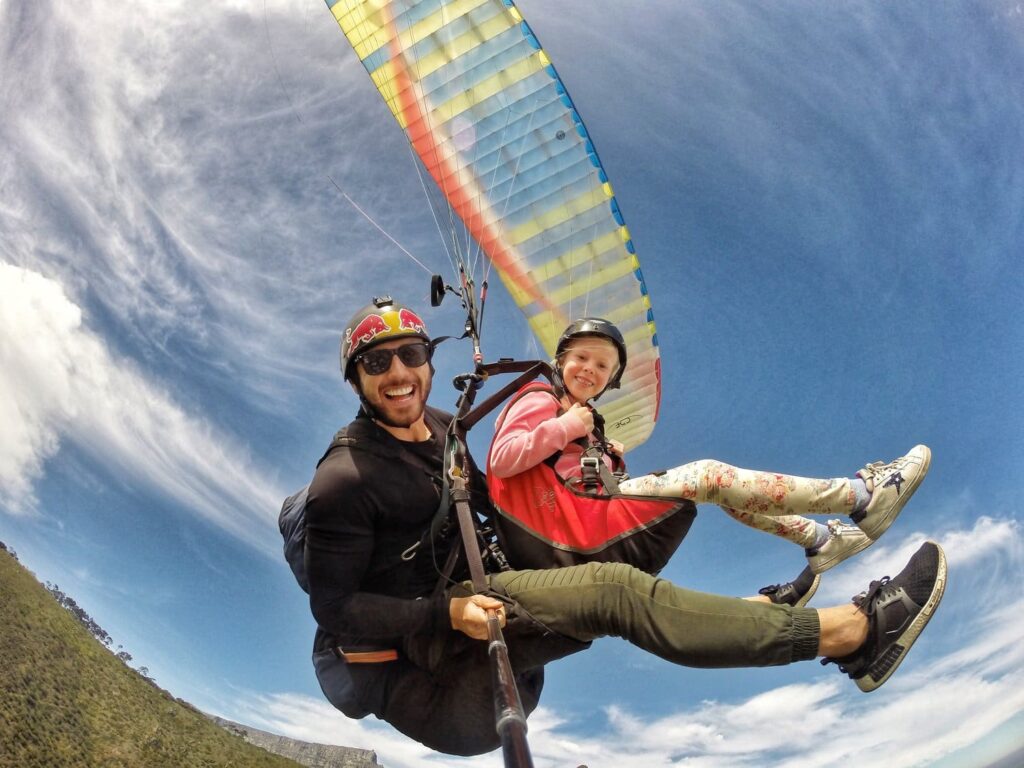 Parapax tandem paragliding