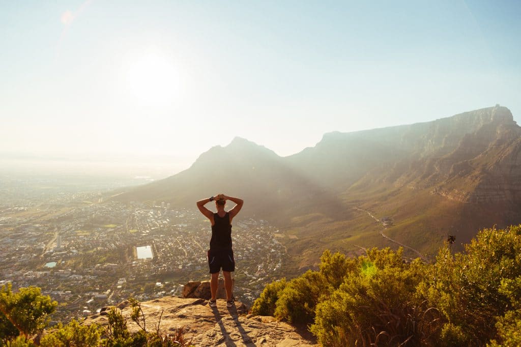 Cape Town Table Mountain hiker