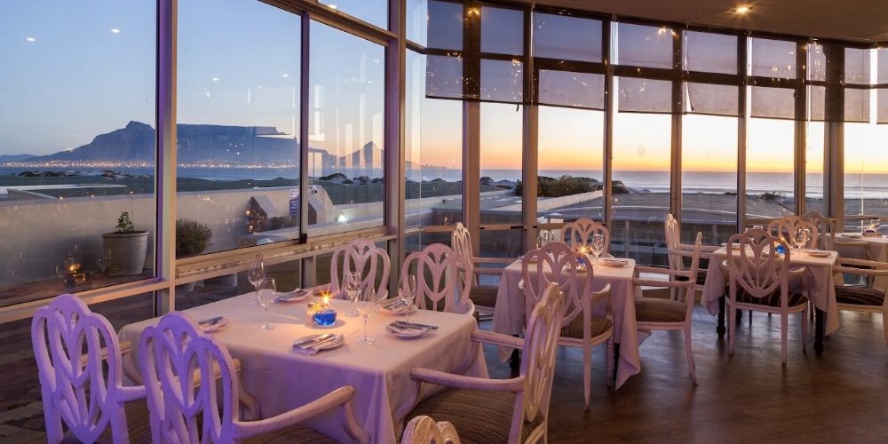Enjoy fresh seafood at Blowfish restaurant in Blouberg.