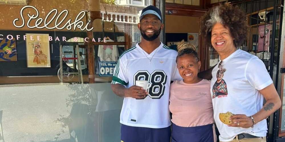 One of Marc Lottering's favourite coffee shop is Stellski Coffee Bar & Café in Woodstock. 